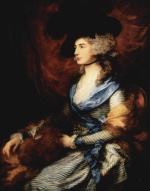 Thomas Gainsborough - paintings - Portrait der Mrs Sarah Siddons
