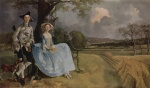 Thomas Gainsborough - Bilder Gemälde - Portrait von Mr. und Mrs. Andrews