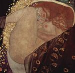 Gustav Klimt - paintings - Danae