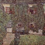 Gustav Klimt - Peintures - La maison des Guardaboschi