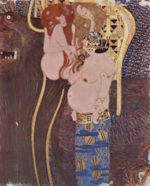 Gustav Klimt - Peintures - La frise Beethoven