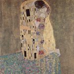 Gustav Klimt - Bilder Gemälde - Der Kuss