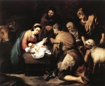 Francisco de Zurbaran - paintings - Adoration of the Shepherds