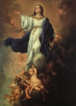 Bartolome Esteban Perez Murillo - Bilder Gemälde - Assumption of the Virgin