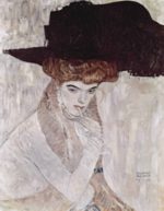 August Macke  - paintings - Der schwarze Hut