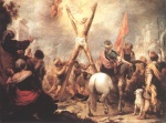Bartolome Esteban Perez Murillo - paintings - The Martyrdom of St Andrew