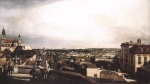 Bernardo Bellotto  - paintings - Vienna, Panorama from Palais Kaunitz