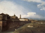 Bernardo Bellotto  - Bilder Gemälde - View of Turin near the Royal Palace