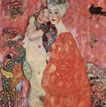 Gustav Klimt - paintings - Friends