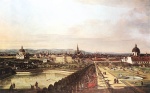 Bernardo Bellotto  - Peintures - Vue de Vienne depuis le Belvédère