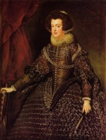 Diego Velázquez  - paintings - Queen Isabel