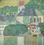 Gustav Klimt - paintings - Die St. Wolfgang Kirche