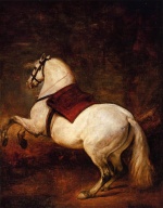 Diego Velazquez  - Peintures - Le cheval blanc