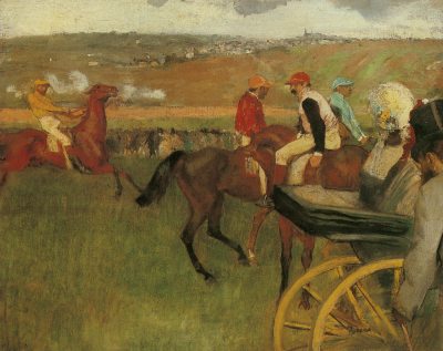 At the Races  Gentlemen Jockeys