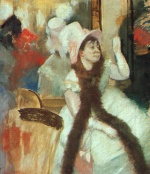 Edgar Degas  - Bilder Gemälde - Portrait after a Costume Ball