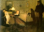 Edgar Degas  - paintings - The Rape