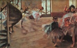 Edgar Degas  - Bilder Gemälde - The Rehearsal