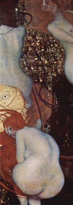 Gustav Klimt - Peintures - Poissons rouges