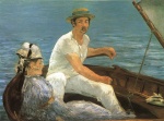 Edouard Manet  - paintings - Boating