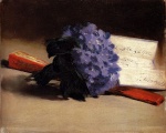 Edouard Manet  - Peintures - Bouquet de violettes
