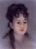 Edouard Manet  - paintings - Eva Gonzales