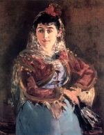 Edouard Manet  - paintings - Portrait of Emilie Ambre in the Role of Carmen