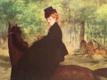 Edouard Manet  - Peintures - La Cavalière