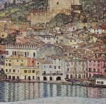 Gustav Klimt - Peintures - Malcesina sur le lac de Garde
