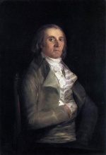 Francisco de Goya  - Peintures - Portrait d'Andrés del Peral