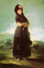 Francisco de Goya  - Peintures - Portrait de Mariana Waldstein