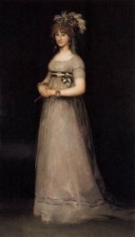Francisco Jose de Goya  - Peintures - Portrait de la comtesse de Chinchon