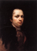 Francisco Jose de Goya  - Bilder Gemälde - Self Portrait
