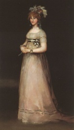 Francisco de Goya  - Peintures - La comtesse de Chinchon