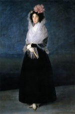Francisco de Goya  - Peintures - La Marquesa de la Solana