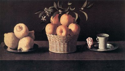 Still Life with Oranges  Lemons and Rose