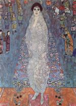 Gustav Klimt  - Peintures - Portrait de la baronne Elisabeth Bachofen Echt