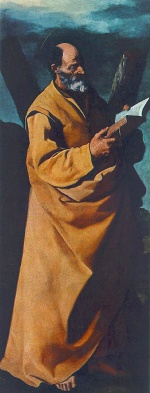 Francisco de Zurbaran  - Peintures - L'apôtre St André