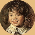 Frans Hals  - Peintures - L'enfant qui rit