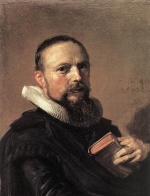 Frans Hals  - Peintures - Samuel Ampzing
