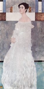 Gustav Klimt  - Peintures - Portrait de Maria Munk