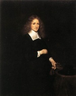 Gerhard ter Borch - Peintures - Portrait d'un jeune homme