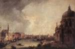 Canaletto - Peintures - Entrée du Grand Canal (à l'est)