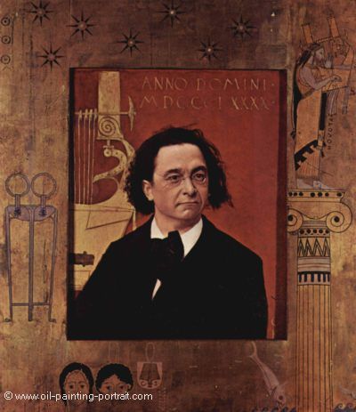 Portrait of the Pianist and Piano Teacher Joseph Pembauer