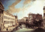 Canaletto  - Bilder Gemälde - Rio dei Mendicanti (Looking South)