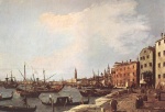 Canaletto  - Bilder Gemälde - Riva degli Schiavoni (West Side)
