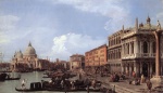 Canaletto  - Bilder Gemälde - The Molo (Looking West)