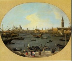 Canaletto  - Peintures - Venise Vue de San Giorgio Maggiore