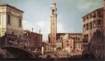 Canaletto  - paintings - View of Campo Santi Apostoli