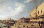 Canaletto  - Peintures - Vue du Palais ducal