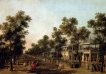 Canaletto  - Bilder Gemälde - View Of The Grand Walk